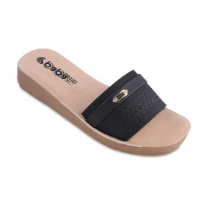 صندل مینو پاپا PU رنگبندی سیاه و سفید