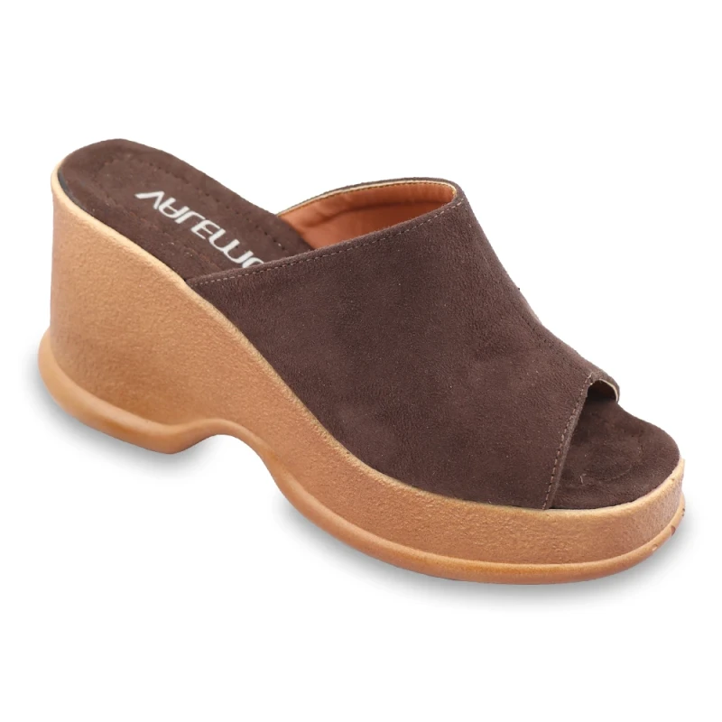 صندل آرام والمو رنگبندی قهوه ای