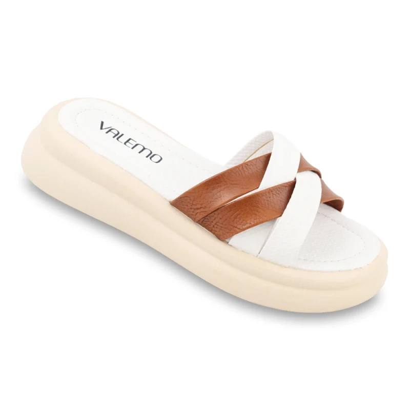 صندل آسمان والمو رنگبندی سفید