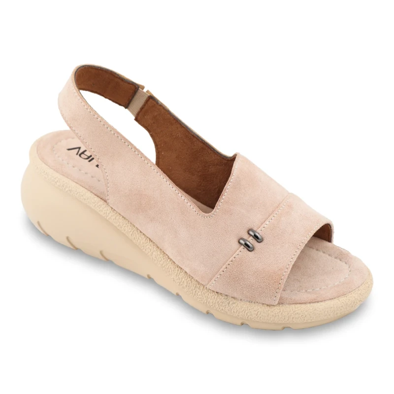 صندل رکابدار بنفشه والمو رنگبندی کرم