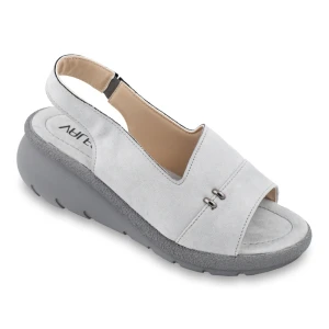 صندل رکابدار بنفشه والمو رنگبندی طوسی