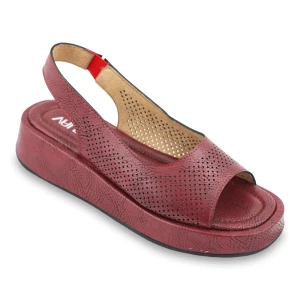 صندل رکابدار مینا والمو رنگبندی زرشکی