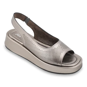 صندل رکابدار مینا والمو رنگبندی پلاتینی