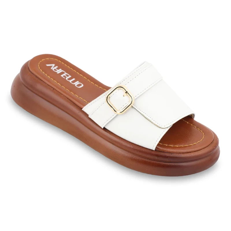 صندل جیران والمو رنگبندی سفید