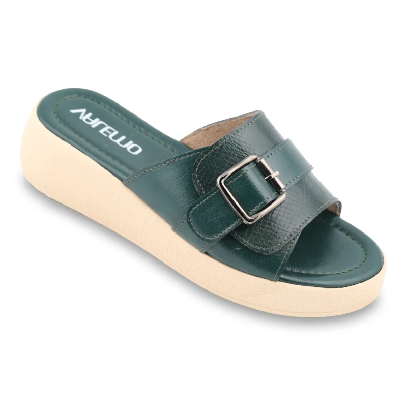 صندل لعیا والمو رنگبندی سبز