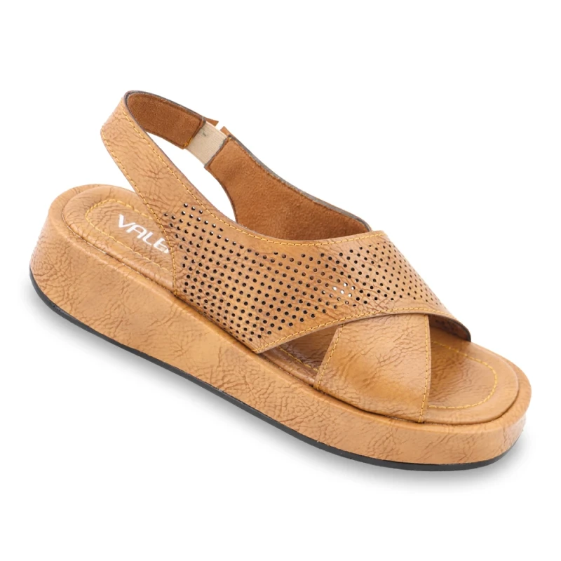 صندل رکابدار مونا والمو رنگبندی کرم