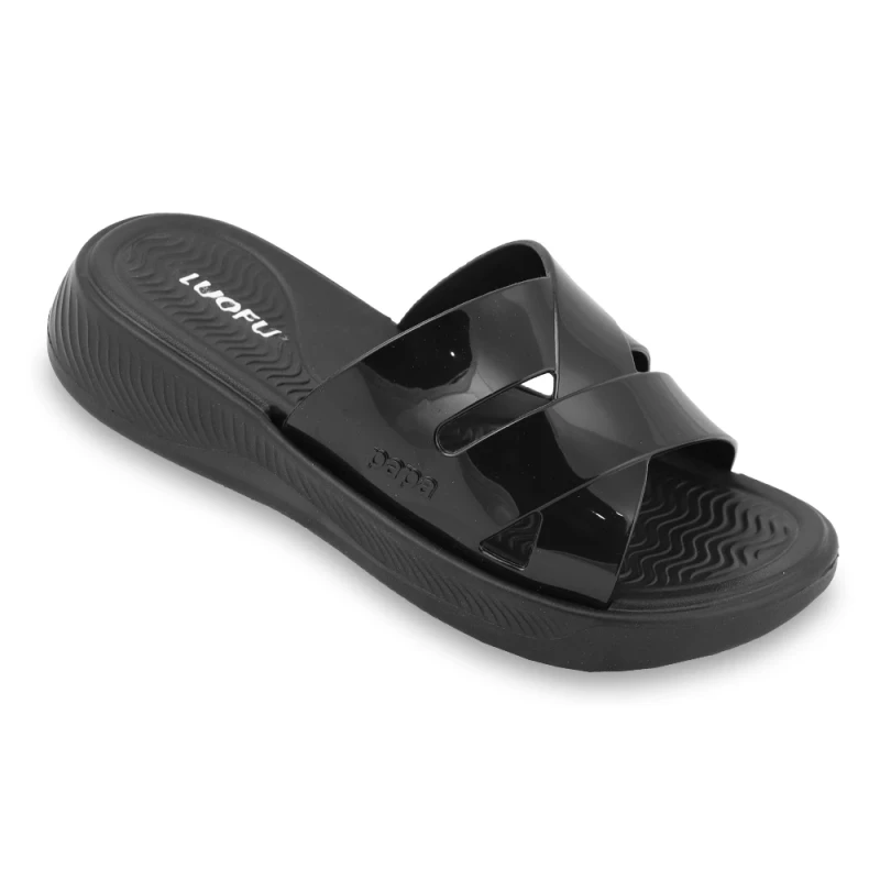 دمپایی لوفو 456 پاپا PVC رنگبندی مشکی