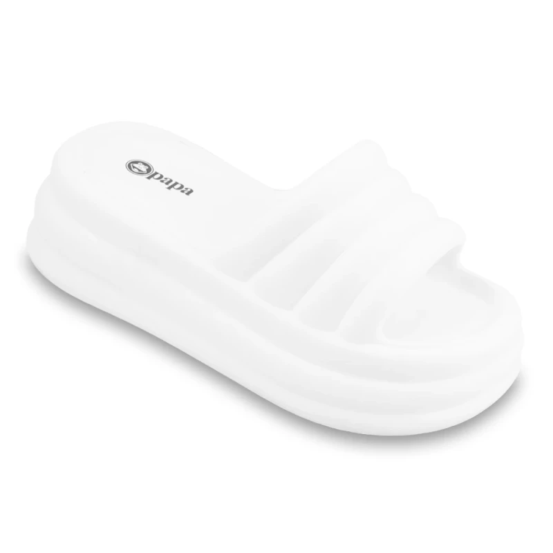 دمپایی ریما 444 پاپا PVC رنگبندی سفید