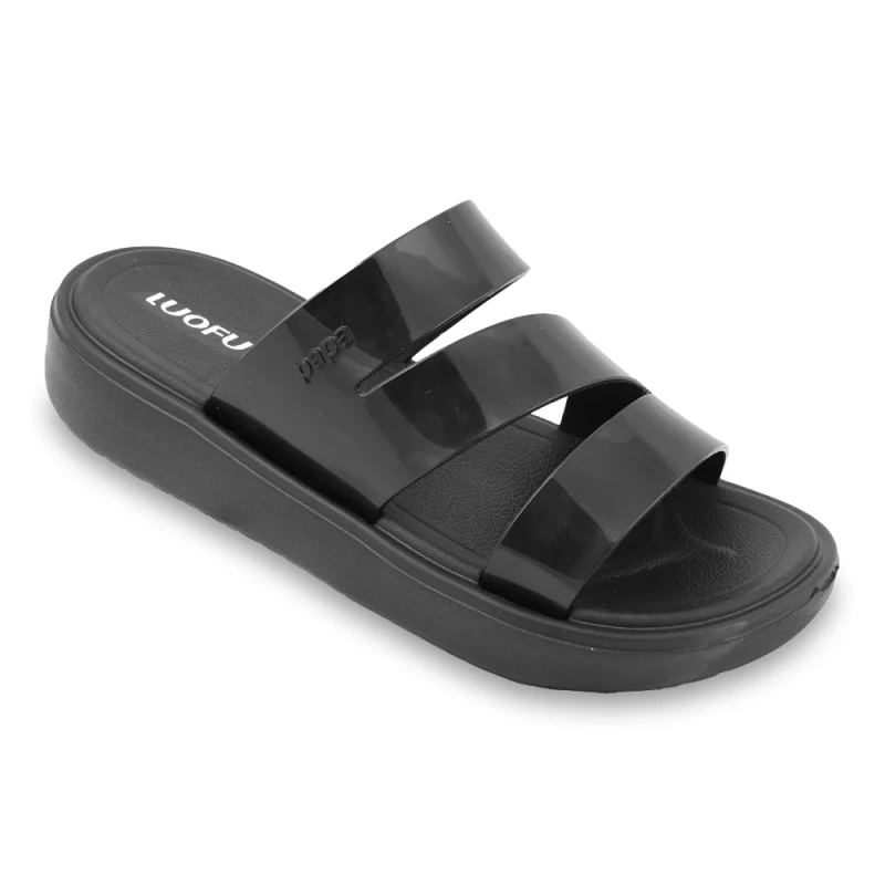 دمپایی لوفو 458 پاپا PVC رنگبندی مشکی