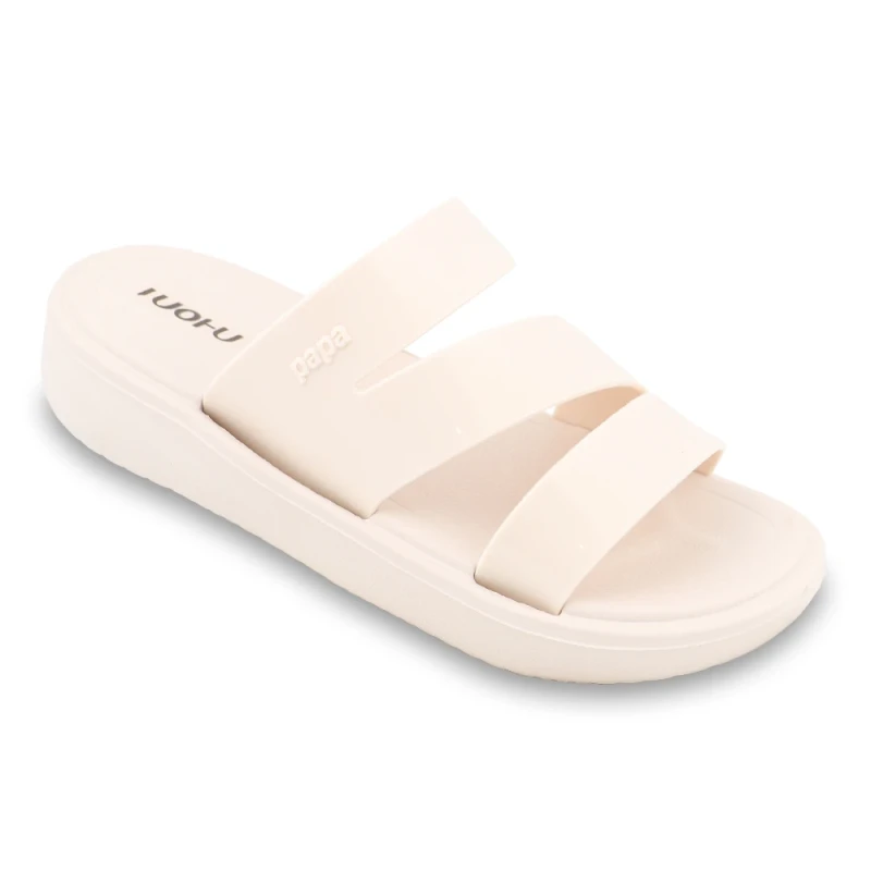 دمپایی لوفو 458 پاپا PVC رنگبندی سفید