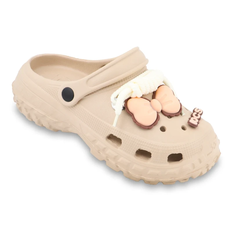 دمپایی کراکس کتایون پاپا PVC رنگبندی کرم