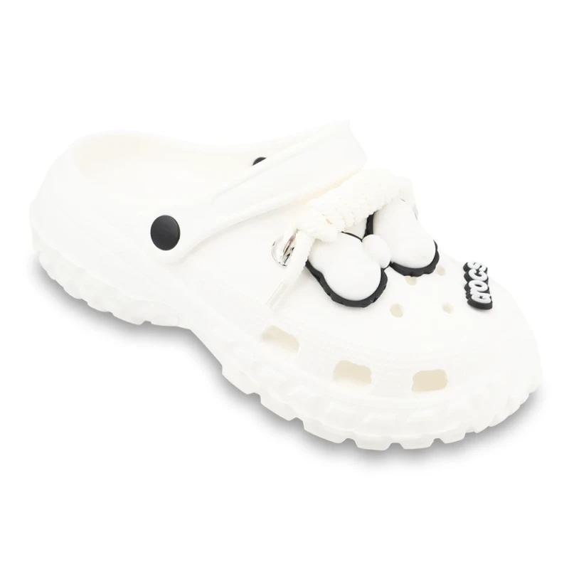 دمپایی کراکس کتایون پاپا PVC رنگبندی سفید