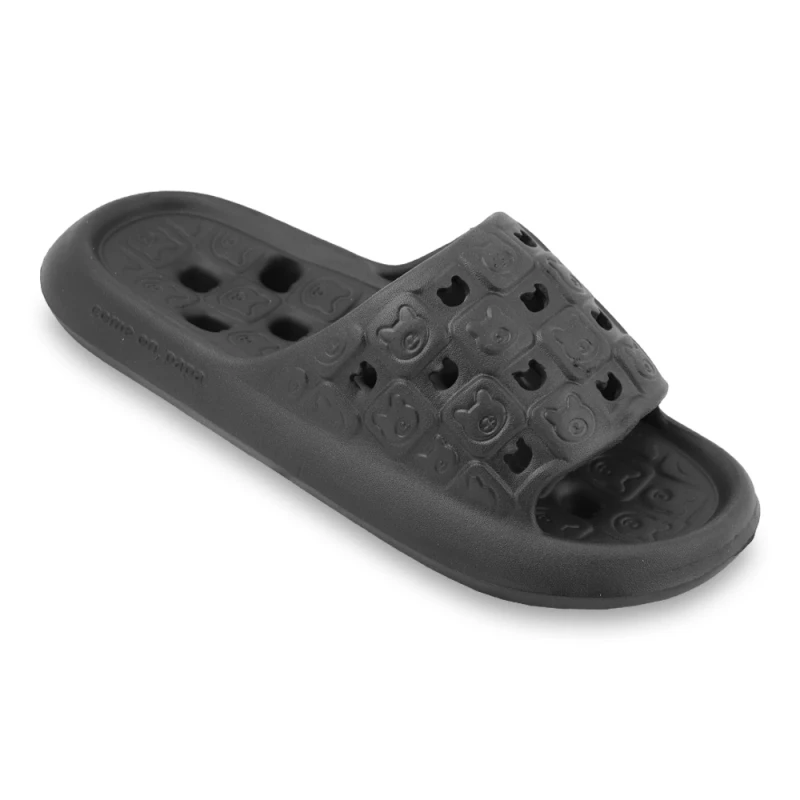 دمپایی هیرو استخری پاپا PVC رنگبندی مشکی