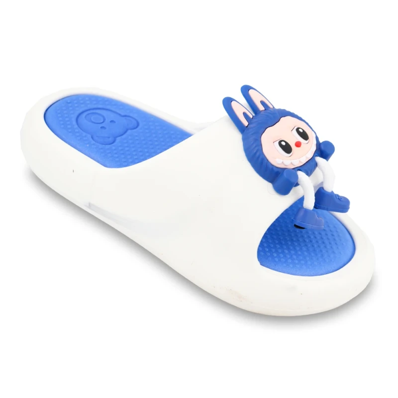 دمپایی آیهان پاپا PVC رنگبندی آبی