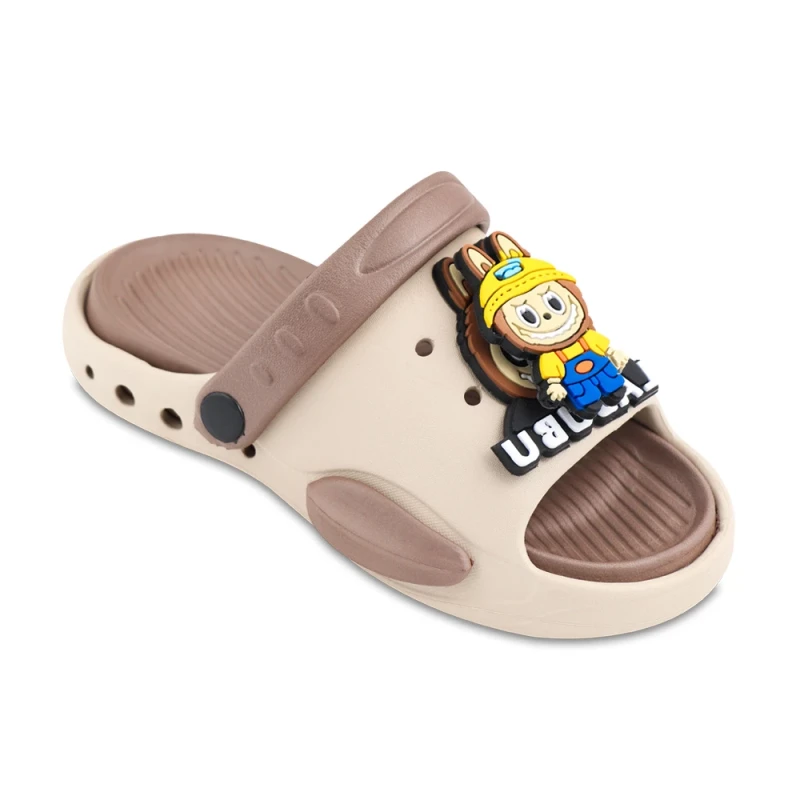 دمپایی دیزنی زیتون رنگبندی قهوه ای