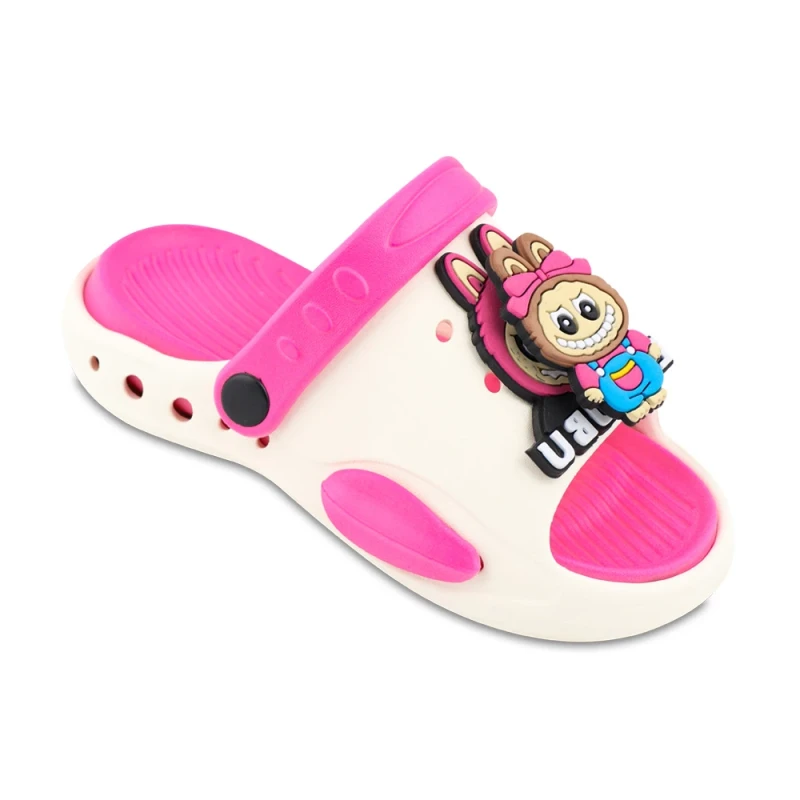 دمپایی دیزنی زیتون رنگبندی صورتی