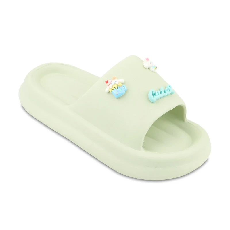 دمپایی پاپیا زیتون رنگبندی سبز