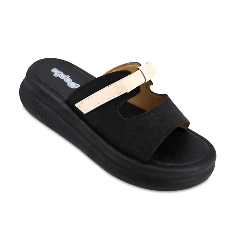 دمپایی بهار پاپیا رنگبندی مشکی