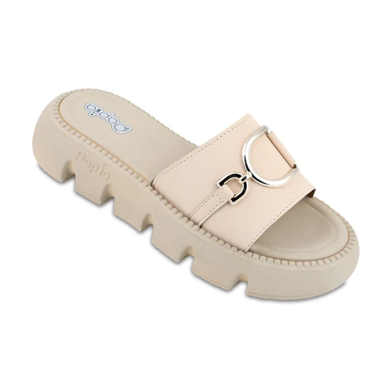 دمپایی دیور پاپیا رنگبندی کرم