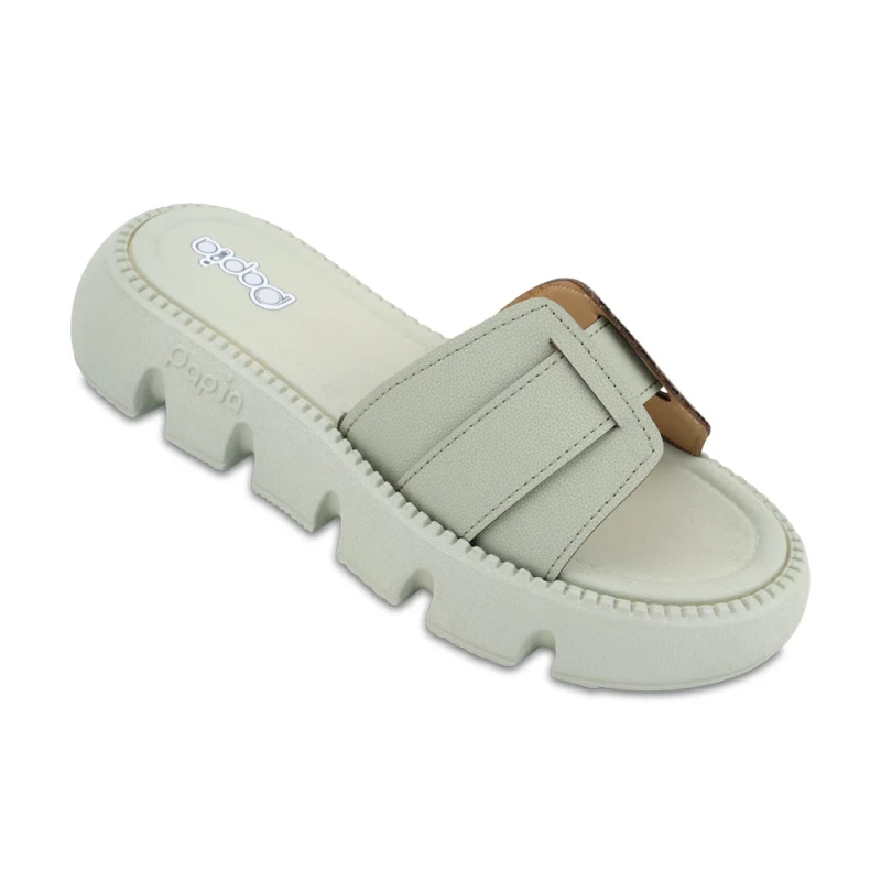 دمپایی هرمس پاپیا رنگبندی سبز