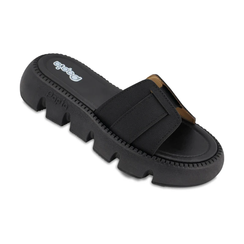 دمپایی هرمس پاپیا رنگبندی مشکی