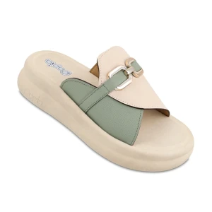 دمپایی تامی پاپیا رنگبندی کرم