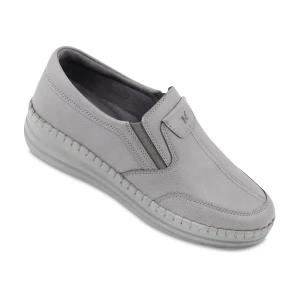 کفش دریا ماه گل رنگبندی طوسی