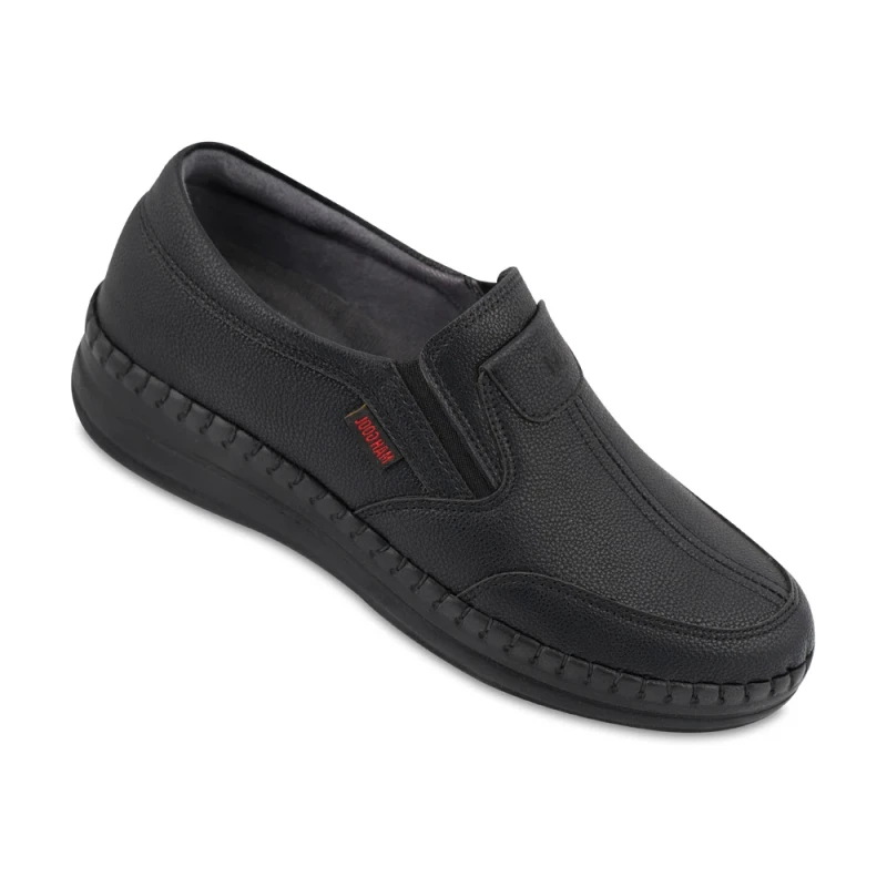 کفش دریا ماه گل رنگبندی مشکی