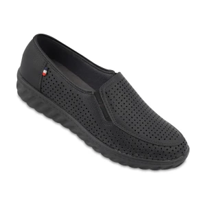 کفش دایان تابستانی ماه گل رنگبندی مشکی