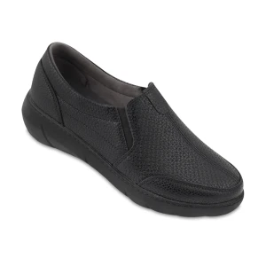 کفش غزل ماه گل رنگبندی مشکی