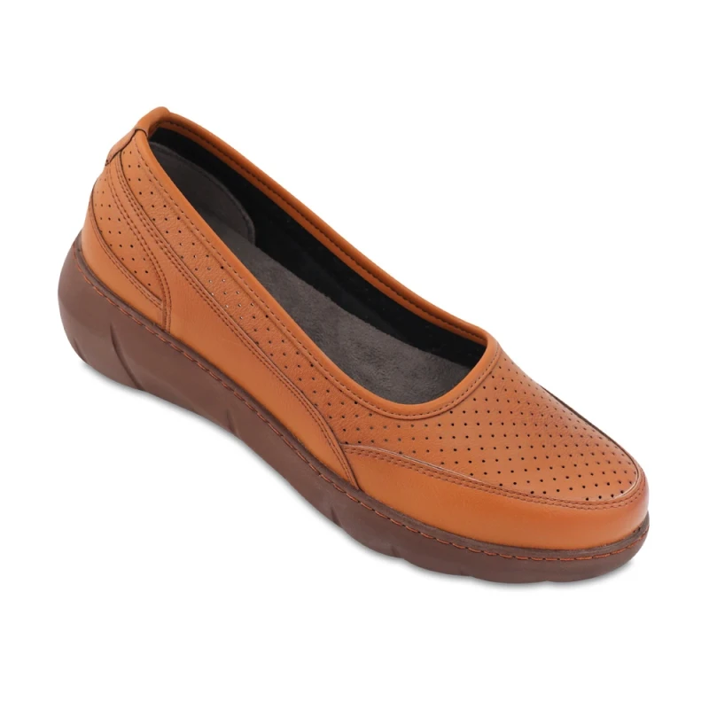 کفش ستاره ماه گل رنگبندی عسلی