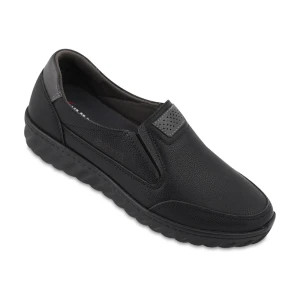 کفش سوسن ماه گل رنگبندی مشکی