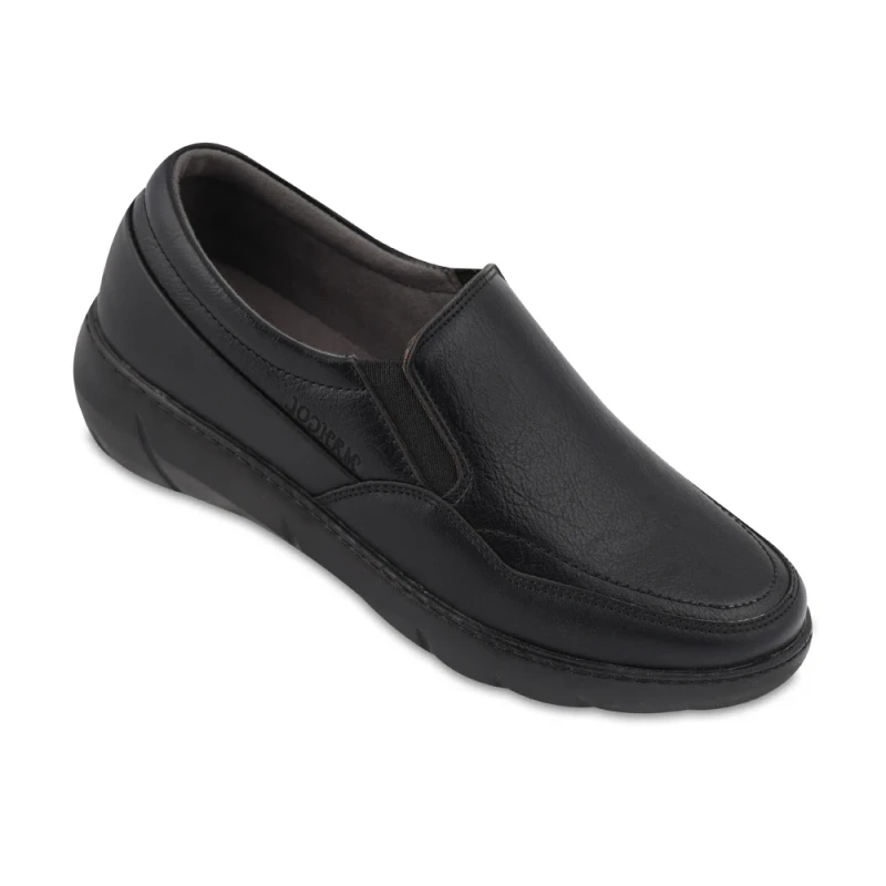 کفش غزل ماه گل رنگبندی مشکی