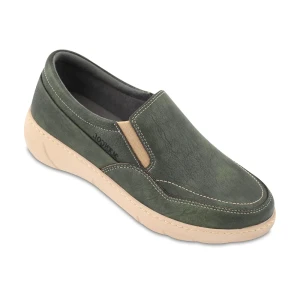 کفش غزل ماه گل رنگبندی سبز