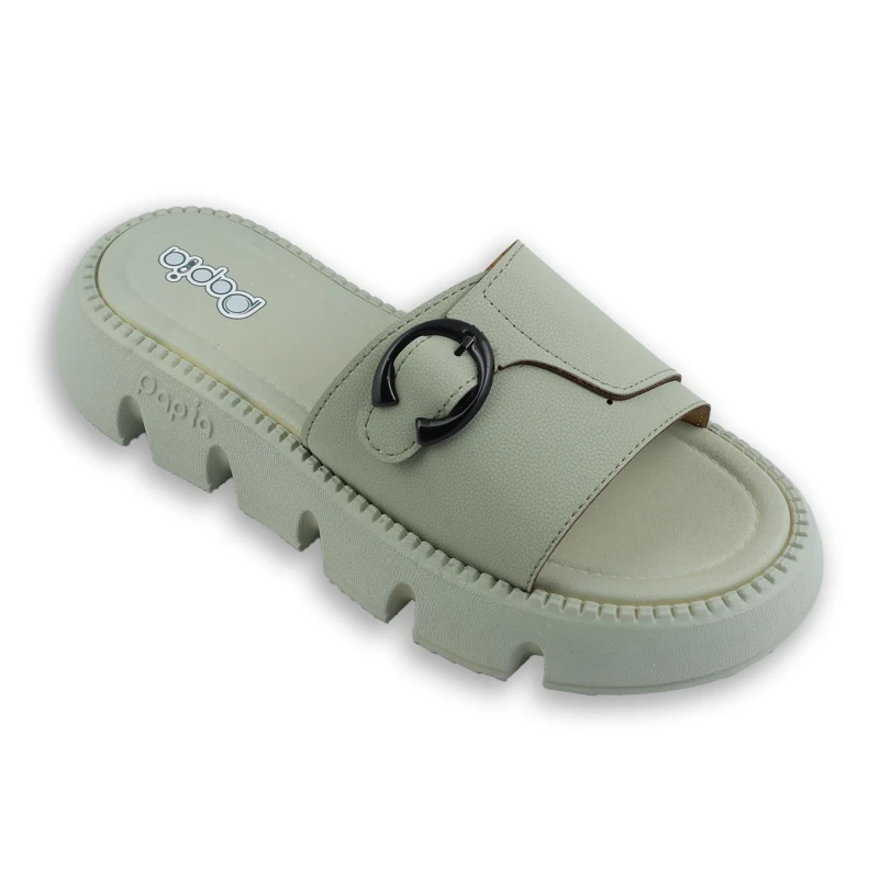 دمپایی ژیوا پاپیا رنگبندی سبز