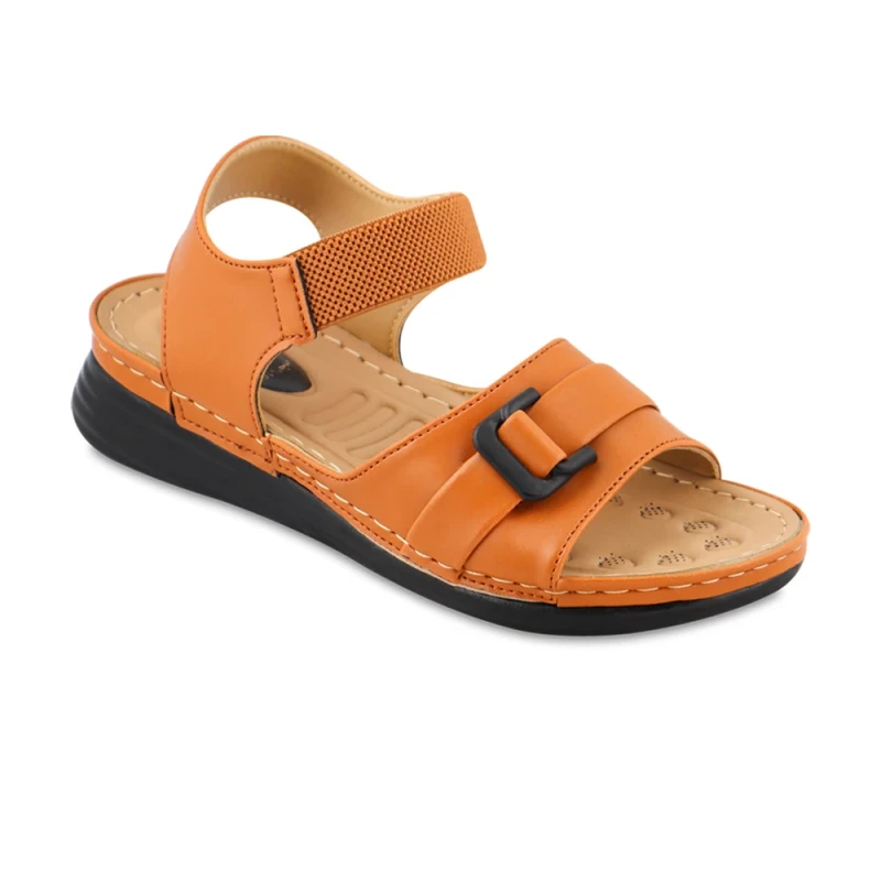 Sandalia con correa 7007 PAPA PU colores miel
