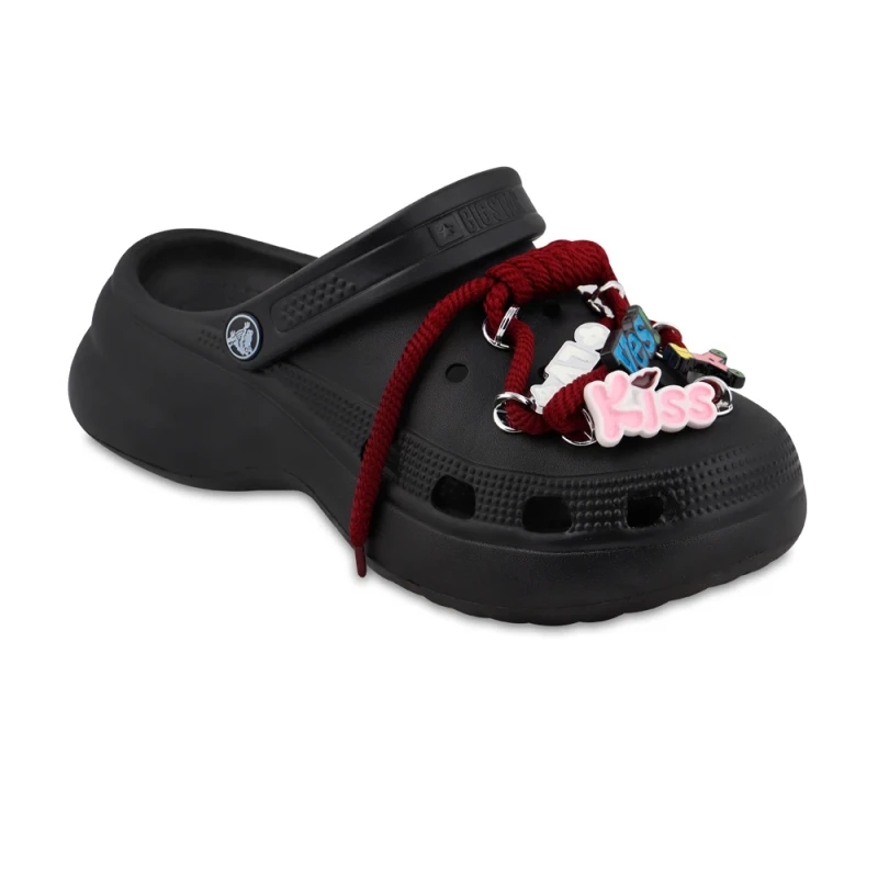 Slipper Bambo Crocs Zeytoon colors Black