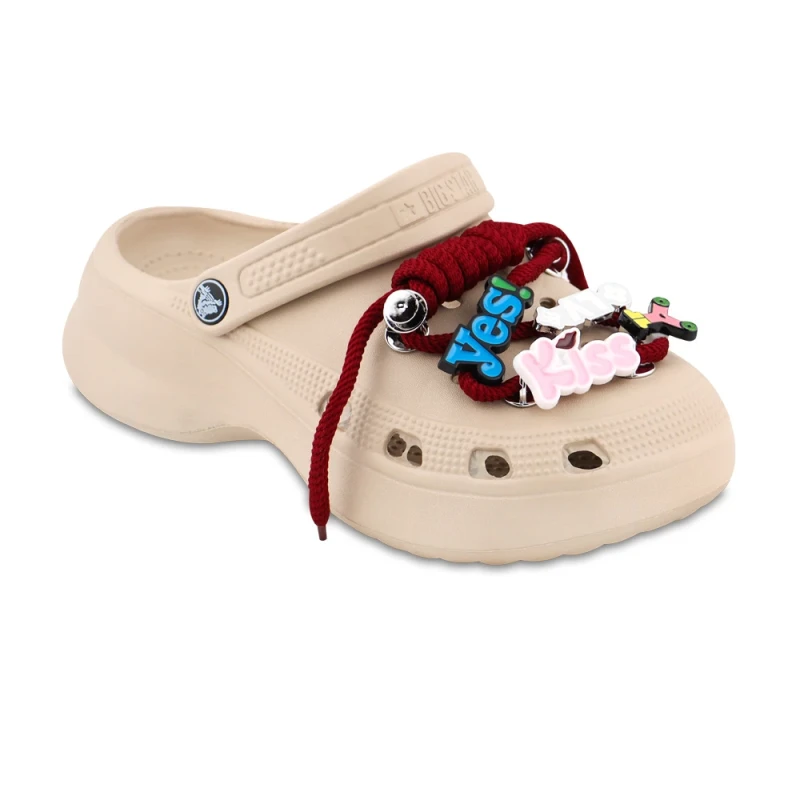 Slipper Bambo Crocs Zeytoon colors Cream
