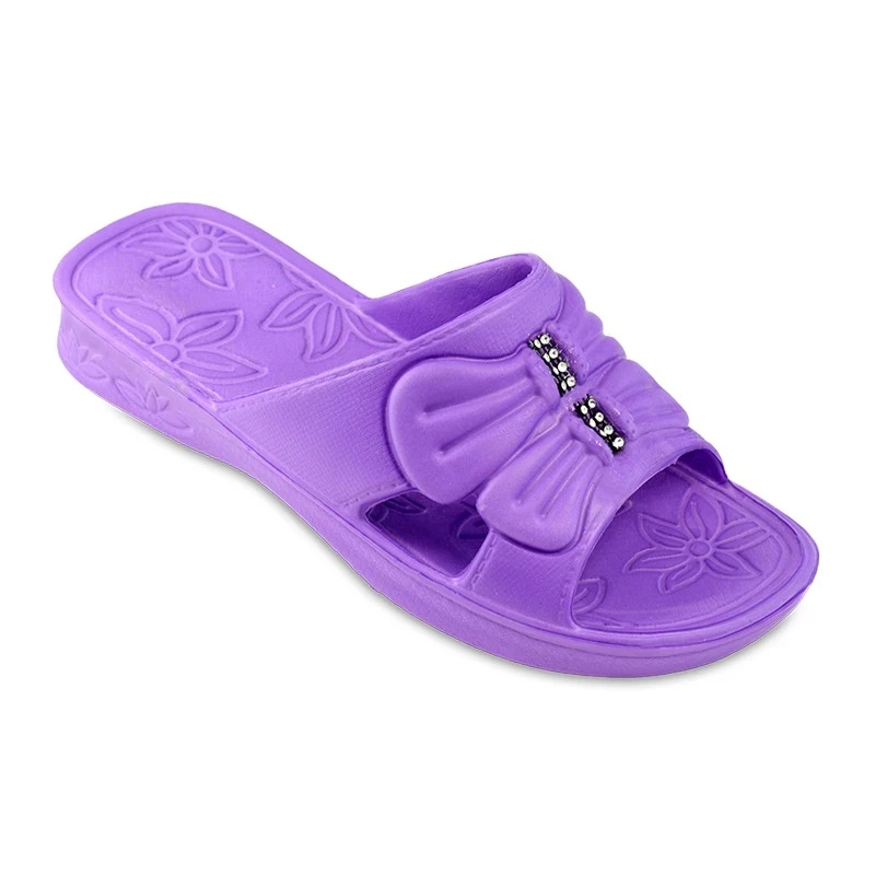 دمپایی پاپیون نگینی لبخند