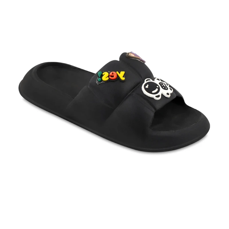 Slipper Abshar Sticker Pario colors Black