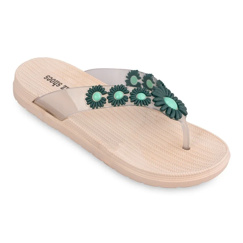 Slipper 30 Gol Angoshti Veniz colors Green Jade