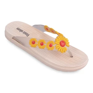Slipper 30 Gol Angoshti Veniz colors Yellow