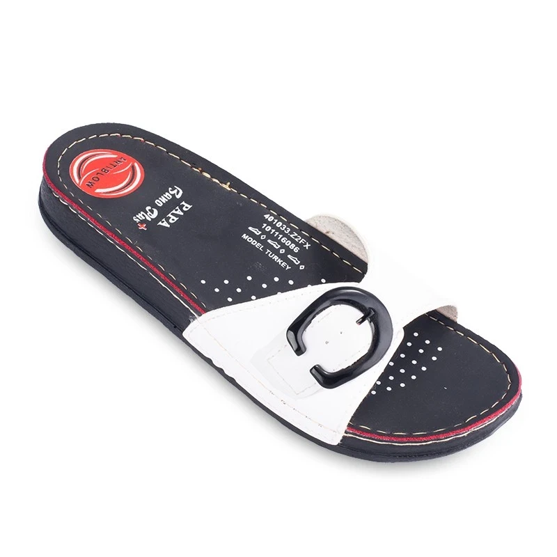 Sandal Banoo plus PAPA PU colors White