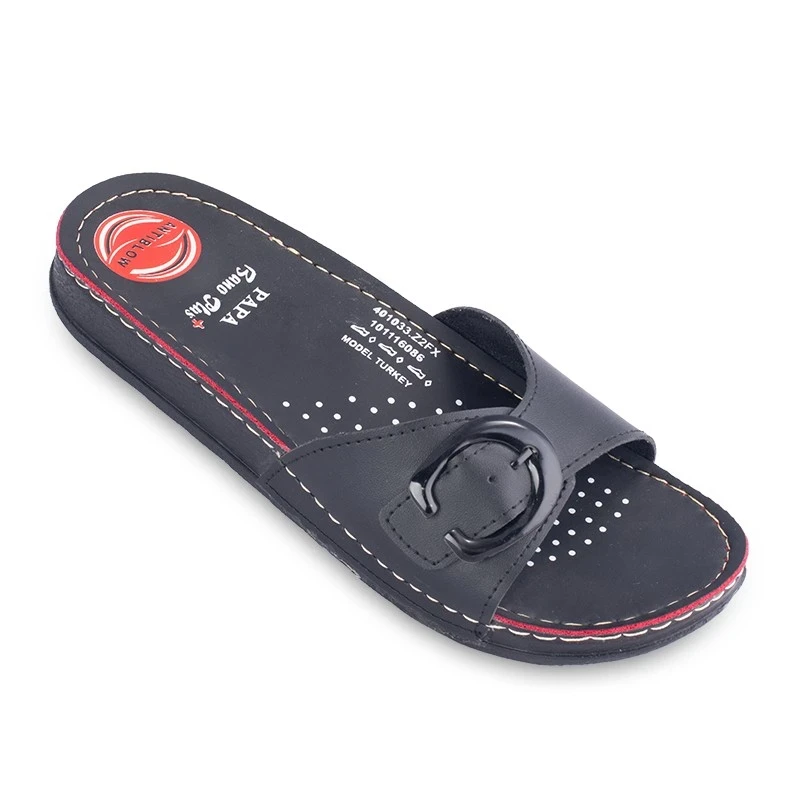 Sandal Banoo plus PAPA PU colors Black