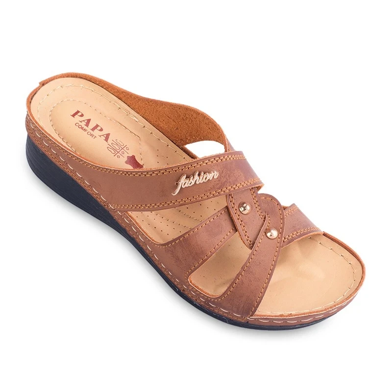 Sandal La'ya PAPA PU colors Brown