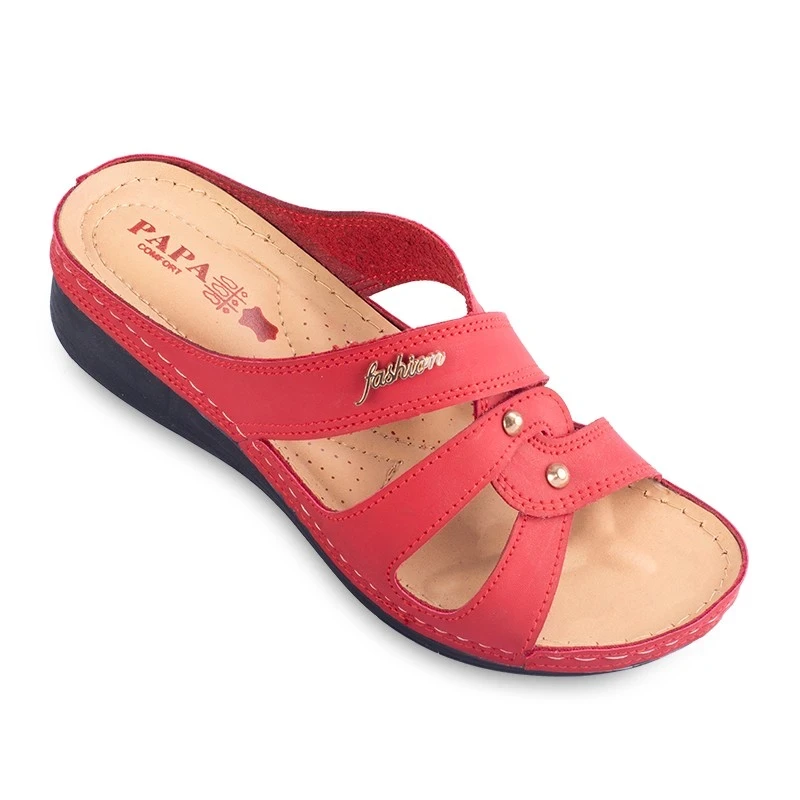 Sandal La'ya PAPA PU colors Red