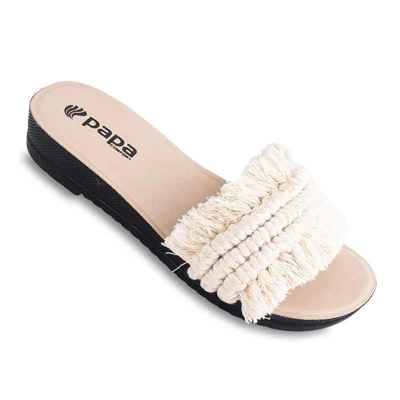Sandal Makrome PAPA PU colors White