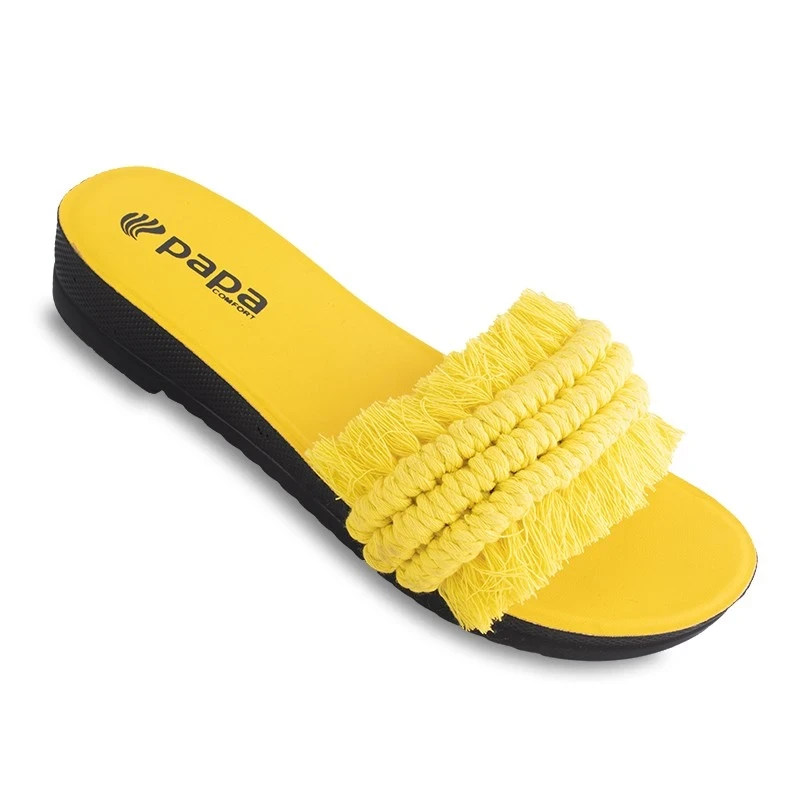 Sandal Makrome PAPA PU colors Yellow