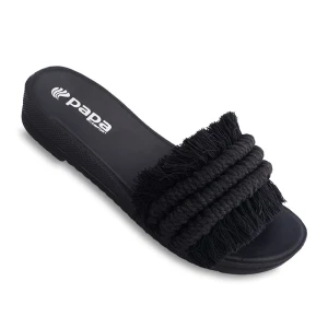 Sandal Makrome PAPA PU colors Black