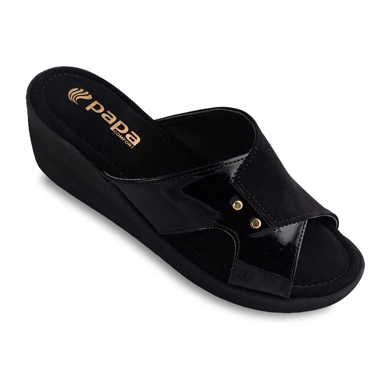 Sandal Bayan PAPA PU colors Black